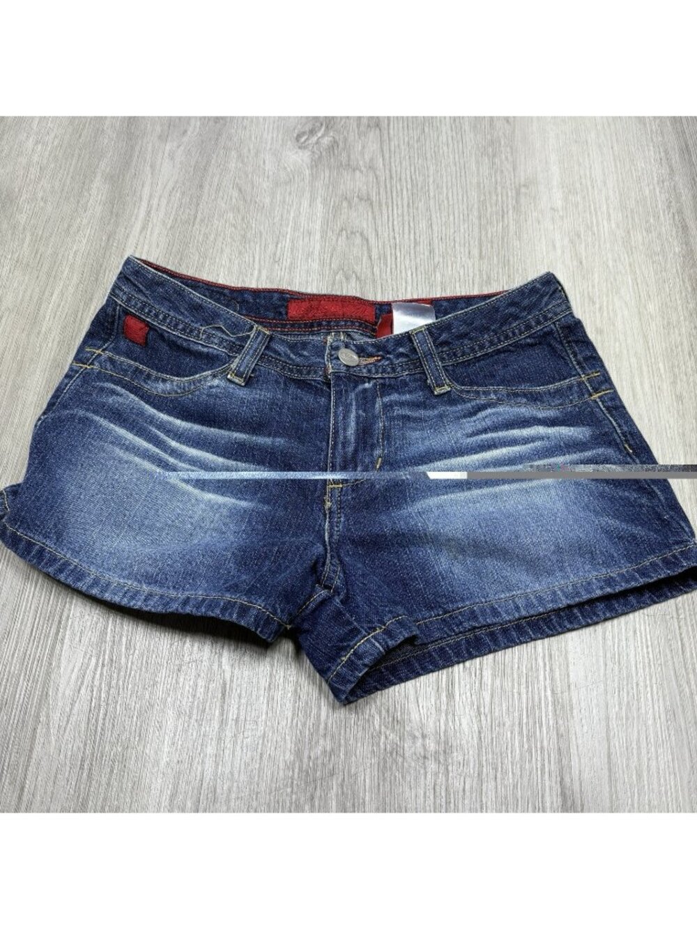 Vintage Y2K Bongo 100% Cotton Denim Short Shorts Size 1
